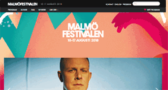 Desktop Screenshot of malmofestivalen.se